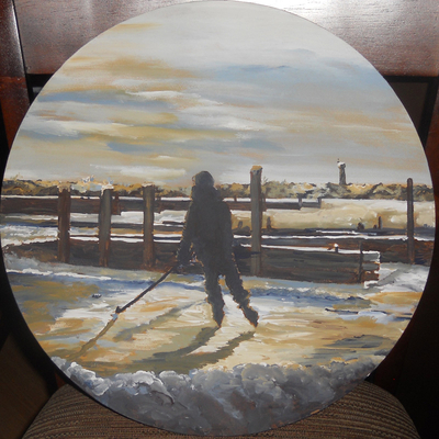 Dreams of the NHL 16x16 round