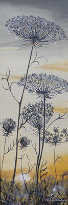 "Lace" 10x30 (part of a triptych)